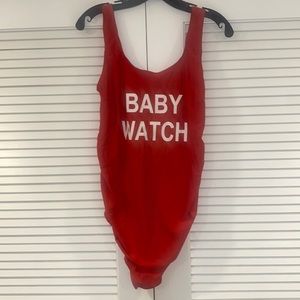 Maternity Baby Watch Bathing Suit Size Large